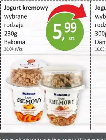 Passa Jogurt kremowy Bakom oferta