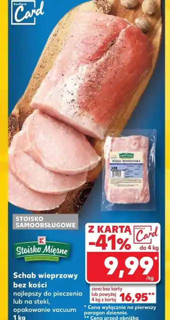 Kaufland Schab bez kości K-Stoisko Mięsne oferta