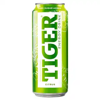 Kaufland Tiger Gazowany owocowy napój energetyzujący o smaku limonki i cytryny 500 ml oferta