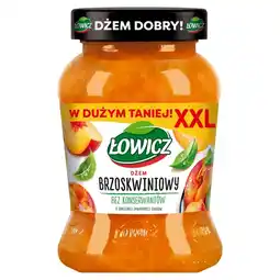 Kaufland Łowicz XXL Dżem brzoskwiniowy o obniżonej zawartości cukrów 450 g oferta