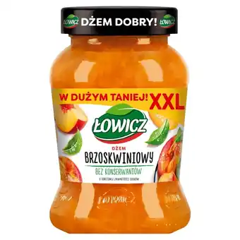 Kaufland Łowicz XXL Dżem brzoskwiniowy o obniżonej zawartości cukrów 450 g oferta