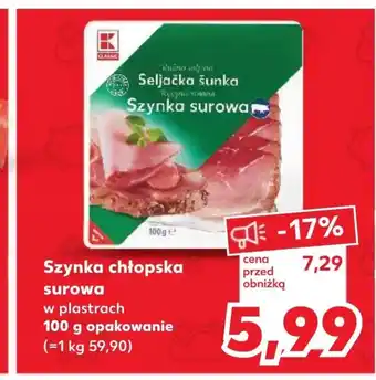 Kaufland Szynka K-Classic oferta