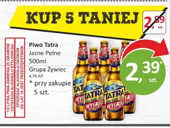 Passa Piwo Tatra Jasne Pełne oferta