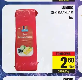 TomiMarkt Lagodny ser Maasdam Lux oferta