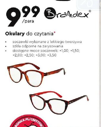 Biedronka Okulary do czytania oferta