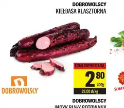 TomiMarkt Kiełbasa klasztorna Dobrowolski oferta