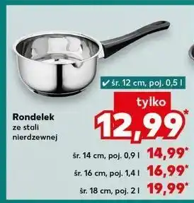 Kaufland Rondel nierdzewny 18 cm oferta