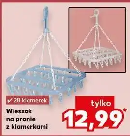 Kaufland Wieszak na pranie z klamerkami oferta