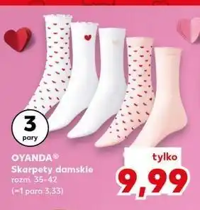 Kaufland Stopki damskie 35-42 Oyanda oferta