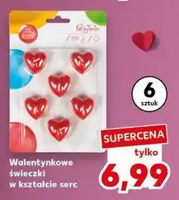 Kaufland Świece romantic serduszka Party Time oferta