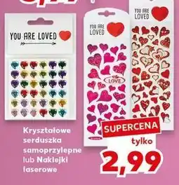 Kaufland Naklejki serduszka kryształowe oferta