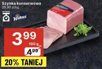 Delikatesy Centrum Szynka konserwowa oferta