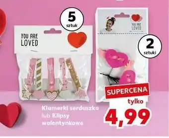 Kaufland Klipsy walentynkowe oferta