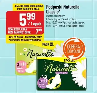 Polomarket Podpaski Naturella Classic oferta