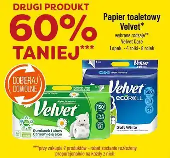 Polomarket Papier toaletowy Velvet oferta