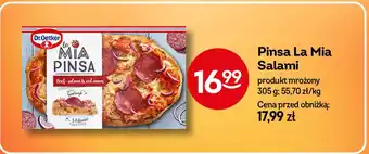 Żabka Pinsa La Mia Salami oferta