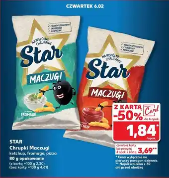 Kaufland Chrupki maczugi Star Frito lay star oferta