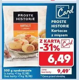 Kaufland Kartacze z mięsem Iglotex proste historie oferta