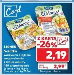 Kaufland Sałatka warzywna wegetariańska z białą kapustą Lisner o mamo! oferta