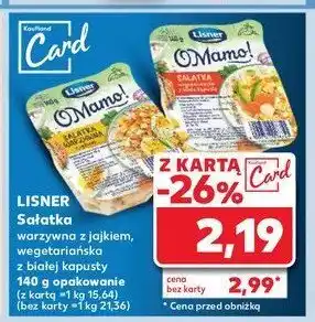 Kaufland Sałatka warzywna wegetariańska z białą kapustą Lisner o mamo! oferta