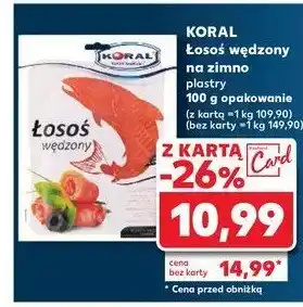 Kaufland Łosoś wędzony Koral (graal) oferta