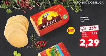 Kaufland Ser salami Mlekpol salami oferta