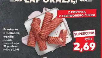 Kaufland Przekąska z ciasta francuskiego z wanilią oferta