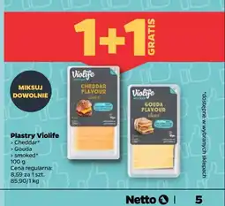 Netto Ser w plastrach smoked Violife oferta