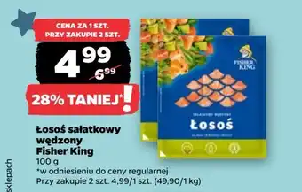 Netto Łosoś sałatkowy wędzony Fisher king oferta