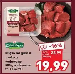 Kaufland Mięso na gulasz z udźca wołowego Stoisko mięsne oferta