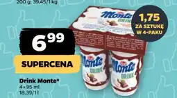 Netto Napój mleczno-czekoladowy Zott monte drink oferta