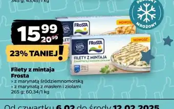 Netto Filety z mintaja z marynatą z masłem i ziołami Frosta oferta