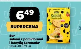 Netto Ser salami z pomidorami i bazylią Serenada salami oferta