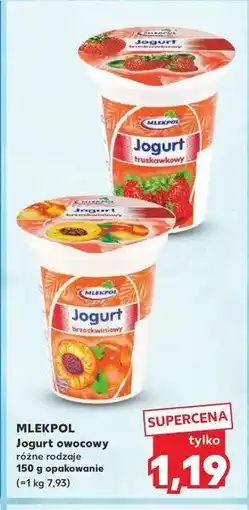 Kaufland Jogurt brzoskwiniowy Mlekpol oferta