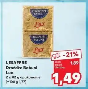 Kaufland Drożdże babuni lux oferta