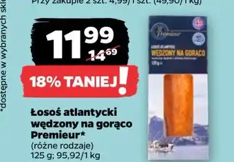 Netto Łosoś wędzony na gorąco Premieur oferta