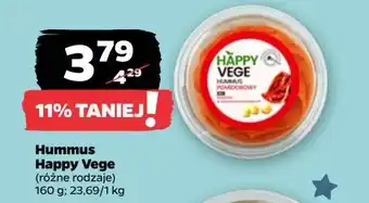 Netto Hummus pomidorowy Happy vege oferta