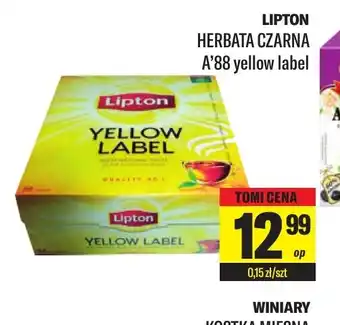 TomiMarkt Herbata czarna Lipton Yellow Label oferta