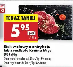 Biedronka Stek wołowy z rostbefu Kraina mięs oferta