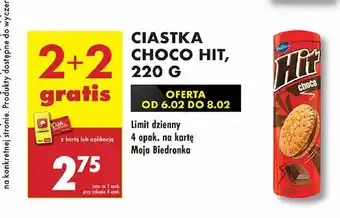 Biedronka Ciastka czekoladowe Hit Hit bahlsen oferta