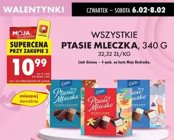 Biedronka Czekoladki czekoladowe E. wedel ptasie mleczko oferta