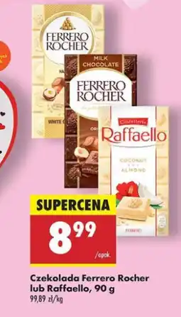 Biedronka Czekolada kokos-migdał Raffaello oferta