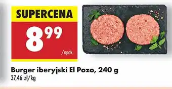 Biedronka Burger iberyjski ELPOZO oferta