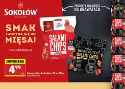 Biedronka Salami chips Sokołów high protein oferta