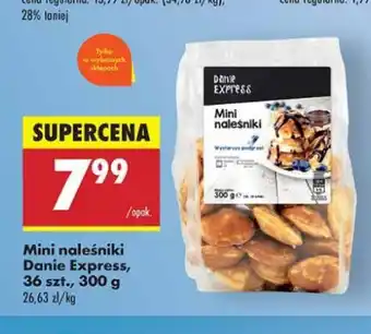 Biedronka Mini naleśniki Danie express oferta