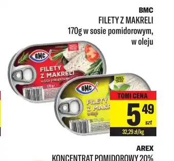 TomiMarkt Filety z makreli BMC oferta