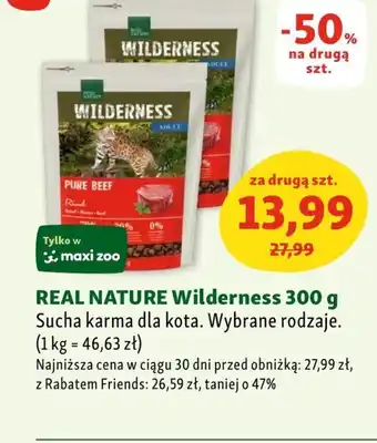 Maxi Zoo Karma dla kota Real Nature oferta