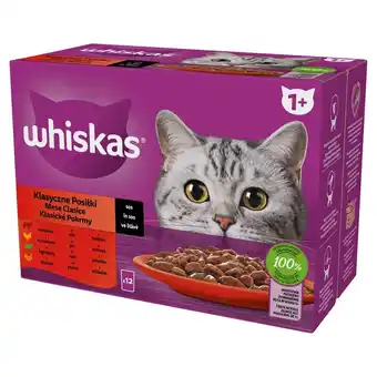 Maxi Zoo Whiskas Mokra karma dla kotów klasyczne posiłki sos 1,02 kg (12 x 85 g) oferta