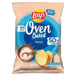 Netto Lay's Oven Baked Pieczone formowane chipsy ziemniaczane solone 110 g oferta