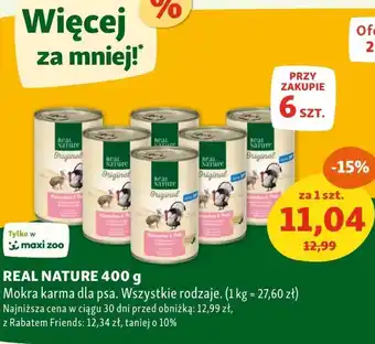 Maxi Zoo Karma dla psa Real Nature oferta